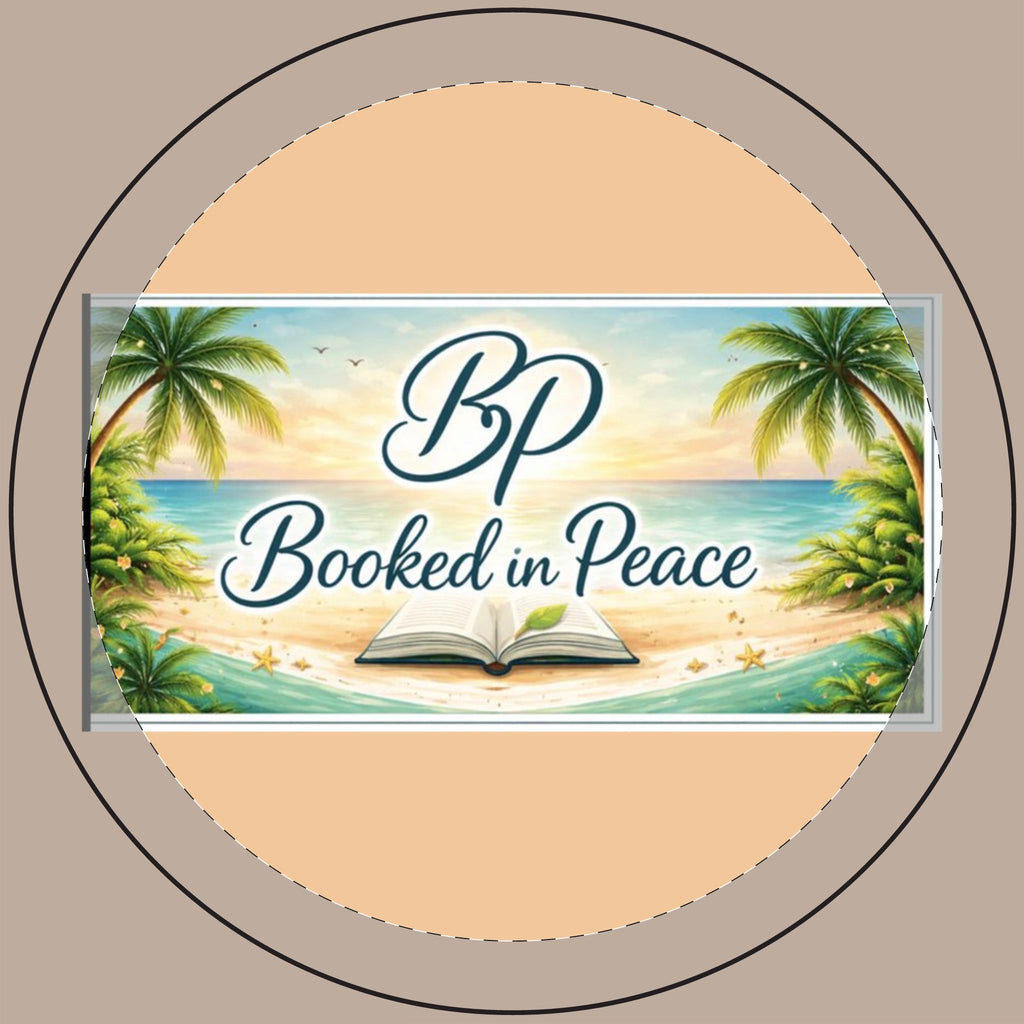 Booked in Peace Scented Soy Candle — 14oz Engraved Beach Book Lover Gift