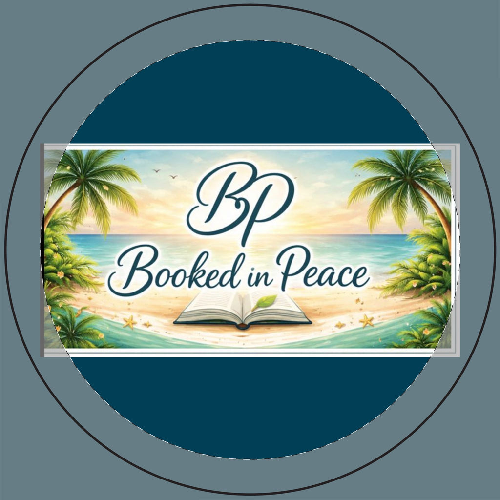 Booked in Peace Scented Soy Candle — 14oz Engraved Beach Book Lover Gift