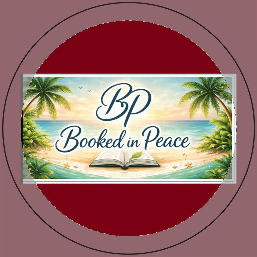 Booked in Peace Scented Soy Candle — 14oz Engraved Beach Book Lover Gift