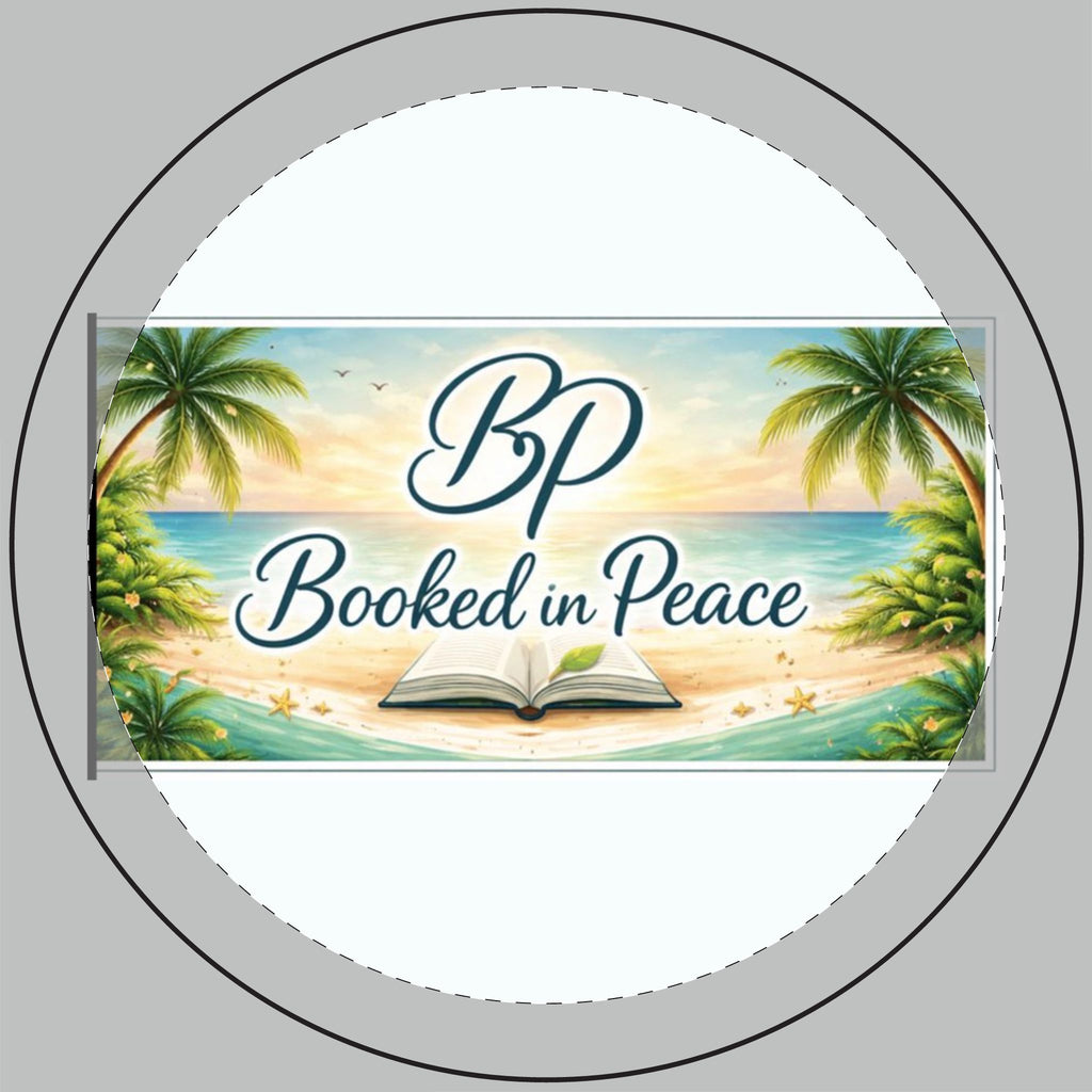 Booked in Peace Scented Soy Candle — 14oz Engraved Beach Book Lover Gift