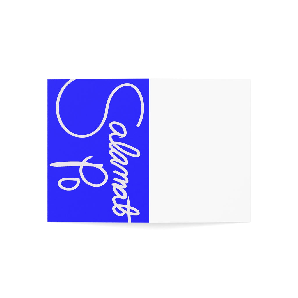Greeting Card – Bold Blue 'Salamat Po' Thank You Card (1/10/30/50 pcs)